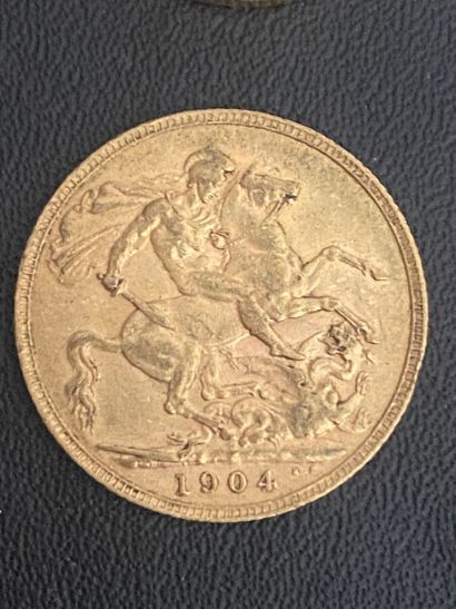 ENGLAND 1 gold coin Edward VII 1904