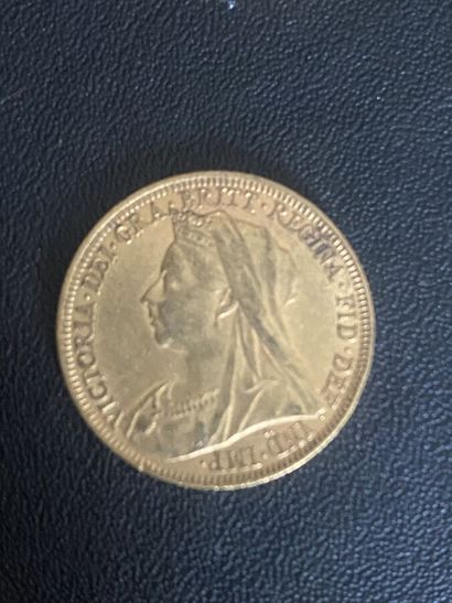 ENGLAND 1 gold sovereign VICTORIA 1895