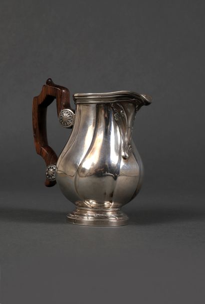 BOINTABURET. Small silver creamer in the...