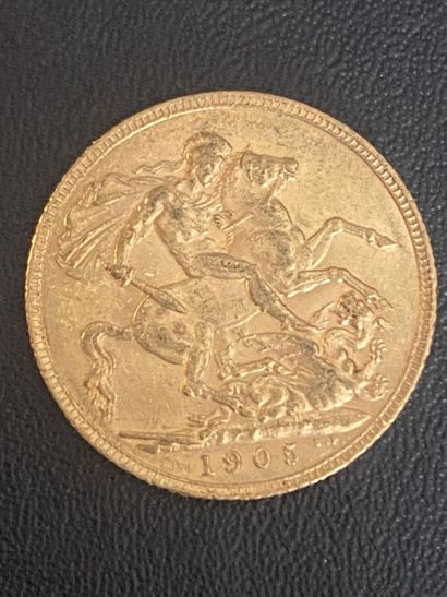 ENGLAND 1 gold coin Edward VII 1905