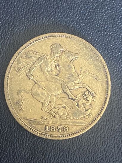 ENGLAND 1 sovereign VICTORIA 1878