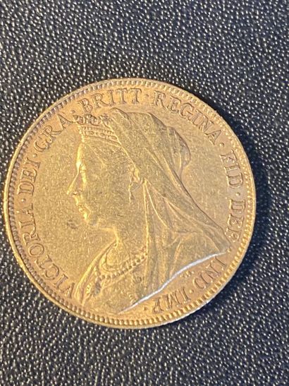 ENGLAND 1 gold sovereign VICTORIA 1898