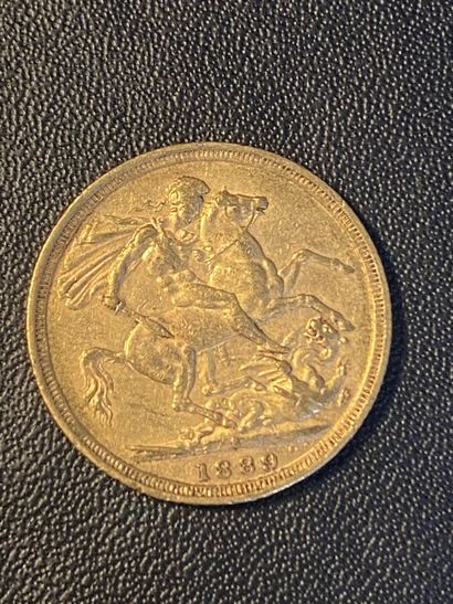 ENGLAND 1 sovereign VICTORIA 1889