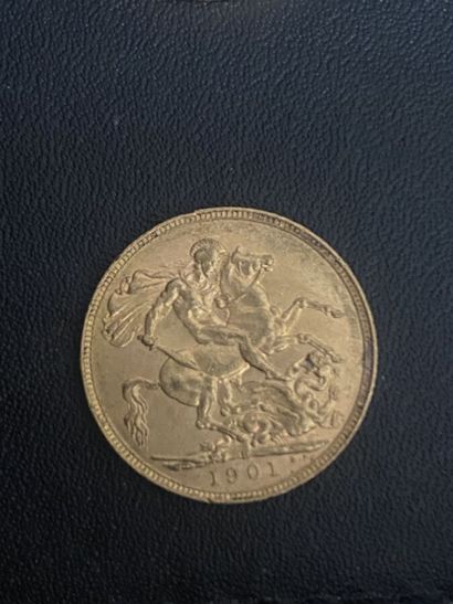ENGLAND 1 gold sovereign VICTORIA 1901