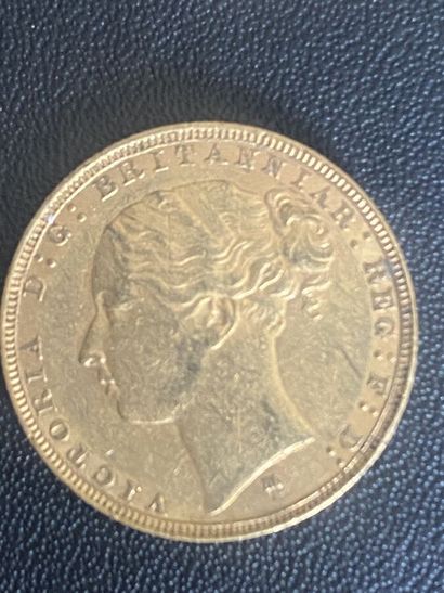 ENGLAND 1 sovereign VICTORIA 1884