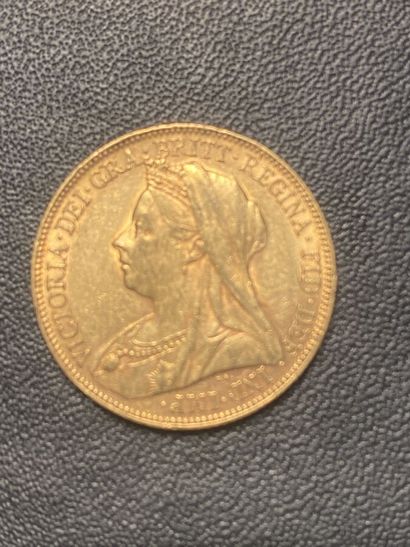 ENGLAND 1 gold sovereign VICTORIA 1900