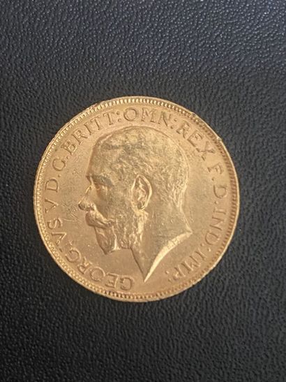 ENGLAND 1 gold coin George V 1913