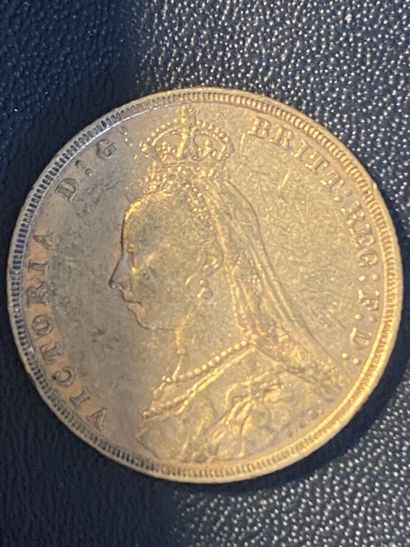 ENGLAND 1 gold sovereign VICTORIA 1890