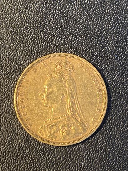 ENGLAND 1 sovereign VICTORIA 1889