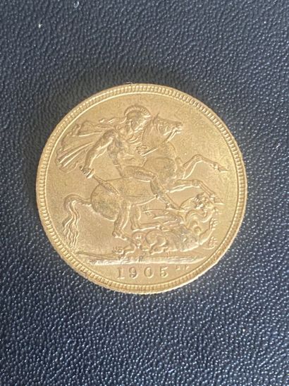 ENGLAND 1 gold coin Edward VII 1905