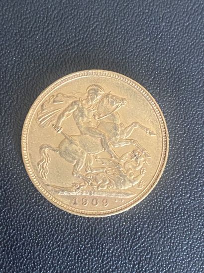 ENGLAND 1 gold coin Edward VII 1909