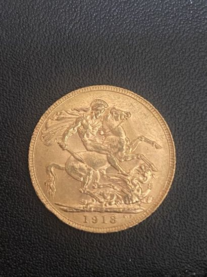 ENGLAND 1 gold coin George V 1913