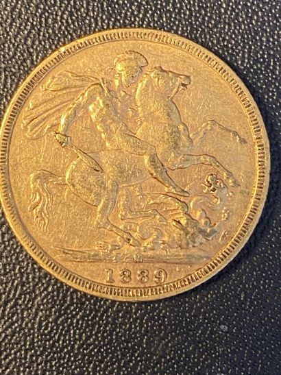 ENGLAND 1 sovereign VICTORIA 1889