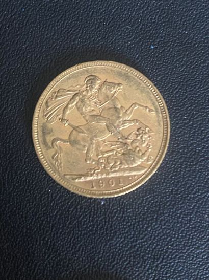 ENGLAND 1 gold sovereign VICTORIA 1901