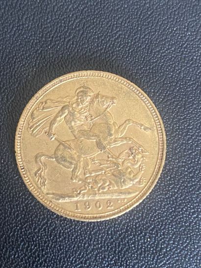 ENGLAND 1 gold coin Edward VII 1902
