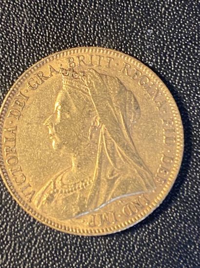 ENGLAND 1 gold sovereign VICTORIA 1901