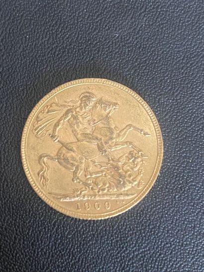 ENGLAND 1 gold coin Edward VII 1909