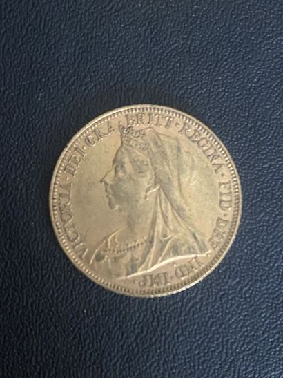 ENGLAND 1 gold sovereign VICTORIA 1900