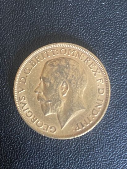 ENGLAND 1 gold coin George V 1913