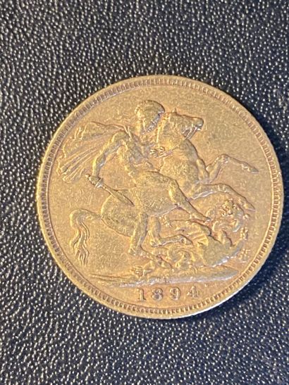 ENGLAND 1 gold sovereign VICTORIA 1894