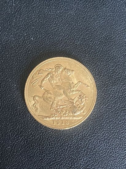 ENGLAND 1 gold coin George V 1913