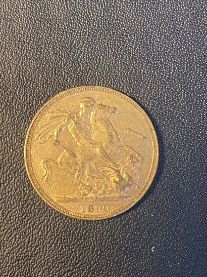 ENGLAND 1 sovereign VICTORIA 1890
