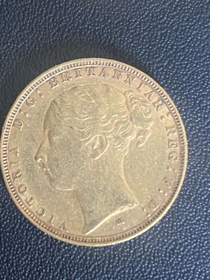 ENGLAND 1 sovereign VICTORIA 1884