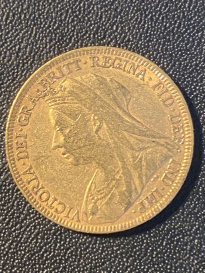 ENGLAND 1 gold sovereign VICTORIA 1896