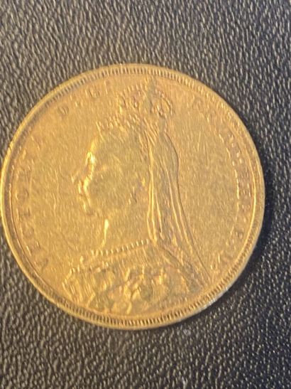 ENGLAND 1 sovereign VICTORIA 1892