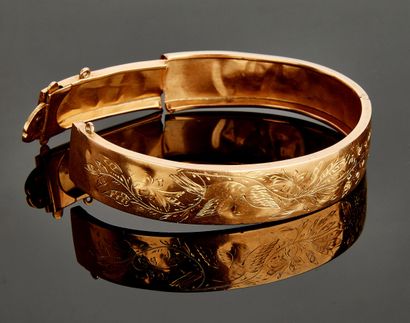 Bracelet in yellow gold 18 k (750 thousandths)...