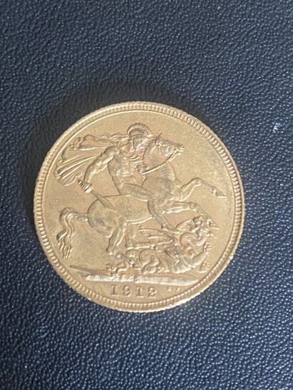 ENGLAND 1 gold coin George V 1912