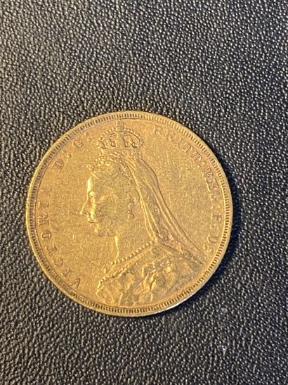 ENGLAND 1 sovereign VICTORIA 1889