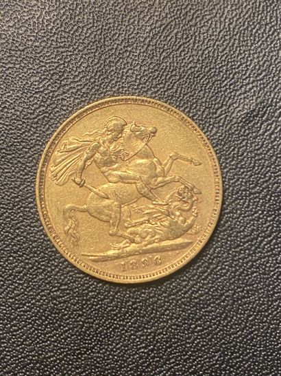 ENGLAND 1 gold sovereign VICTORIA 1896
