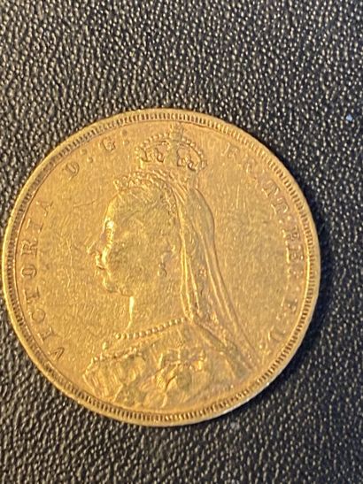 ENGLAND 1 sovereign VICTORIA 1889