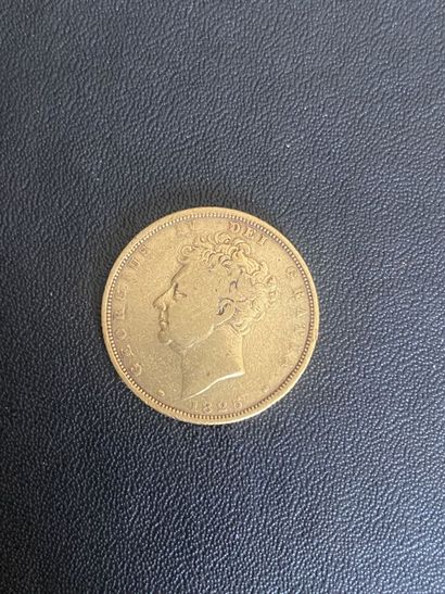 ENGLAND 1 gold coin George IV 1825