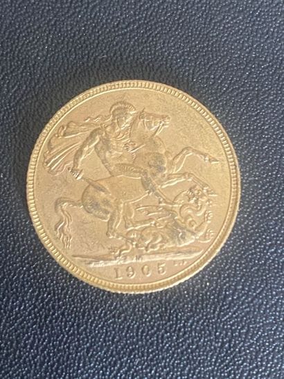 ENGLAND 1 gold coin Edward VII 1905