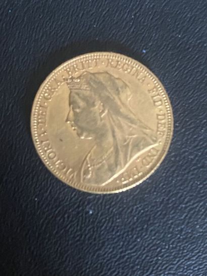 ENGLAND 1 gold sovereign VICTORIA 1901