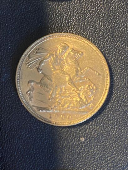 ENGLAND 1 gold sovereign VICTORIA 1900
