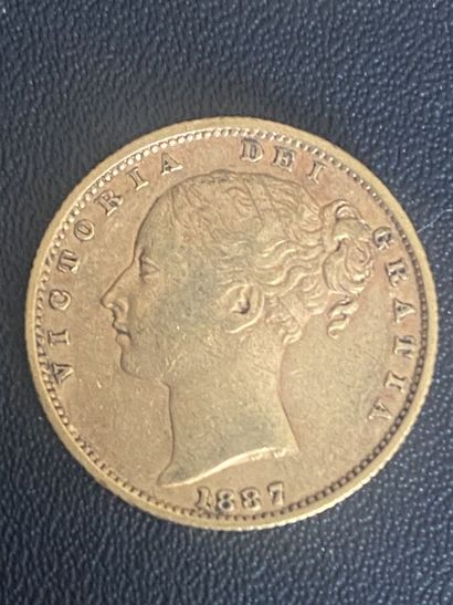 ENGLAND 1 sovereign VICTORIA 1887
