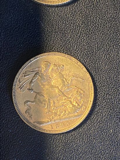 ENGLAND 1 gold sovereign VICTORIA 1893