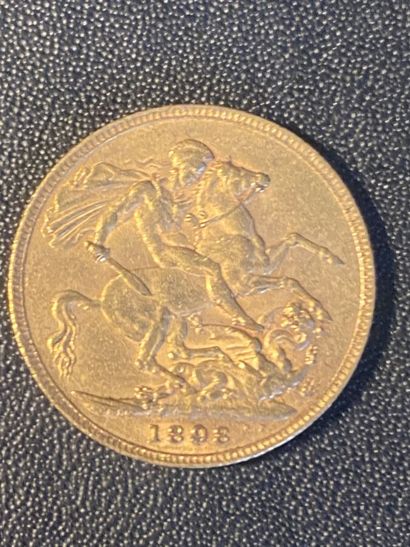 ENGLAND 1 gold sovereign VICTORIA 1898