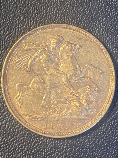 ENGLAND 1 sovereign VICTORIA 1892
