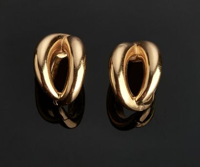 MAUBOUSSIN Paris - Pair of earrings in yellow...