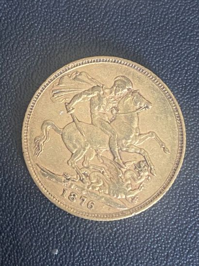 ENGLAND 1 sovereign VICTORIA 1876