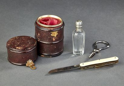 Russian travel kit for a picnic in head to...
