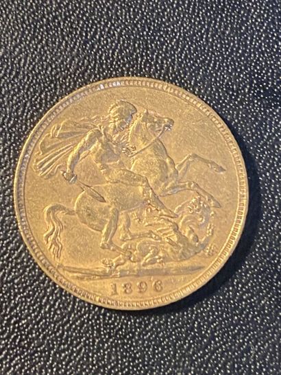 ENGLAND 1 gold sovereign VICTORIA 1896