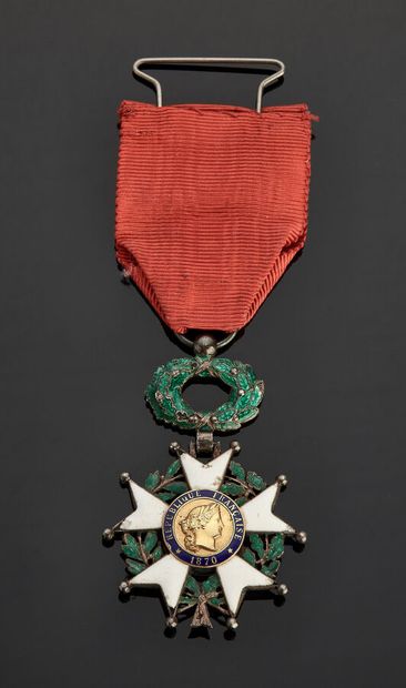 Médaille de chevalier de la Légion d'Honneur...