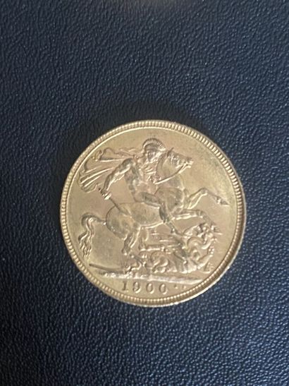 ENGLAND 1 gold sovereign VICTORIA 1900