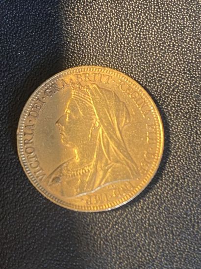 ENGLAND 1 gold sovereign VICTORIA 1896