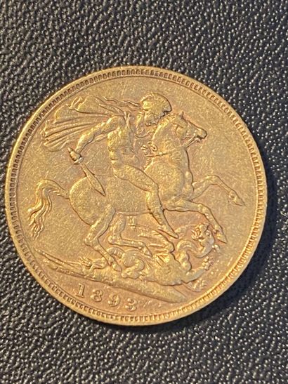ENGLAND 1 sovereign VICTORIA 1893